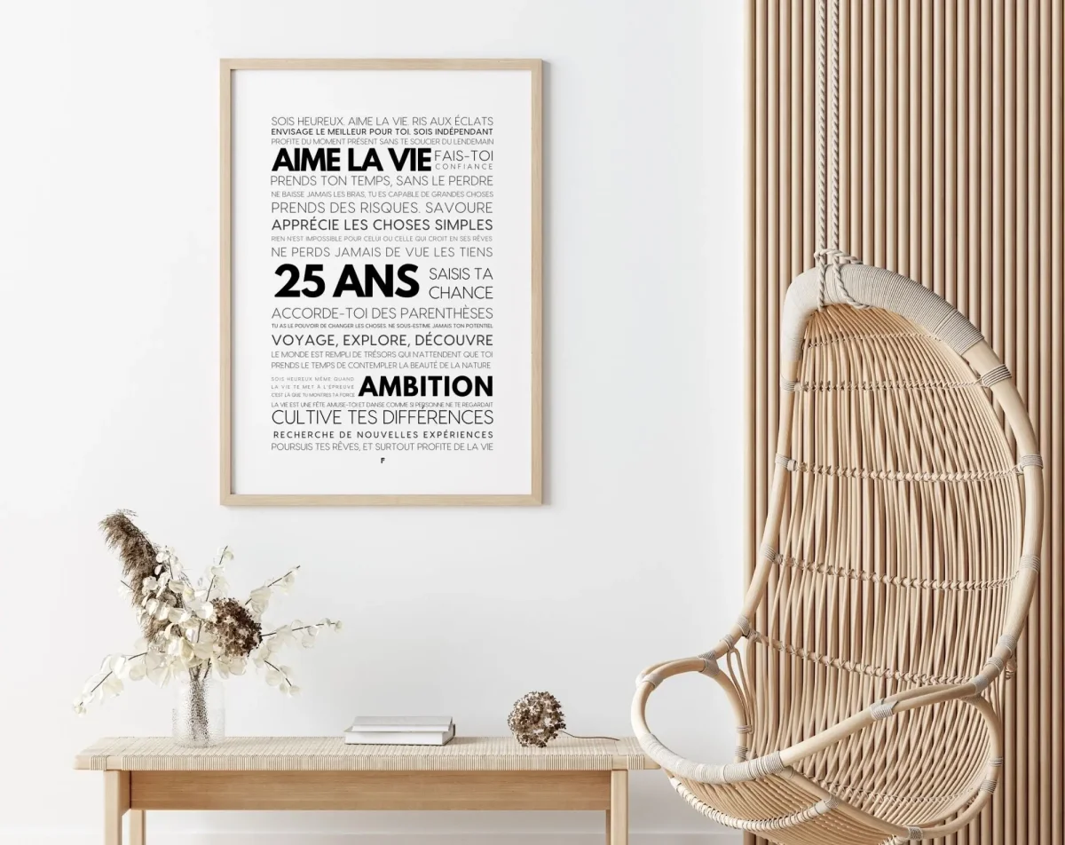 25 ans les mots - Affiche anniversaire – Image 2