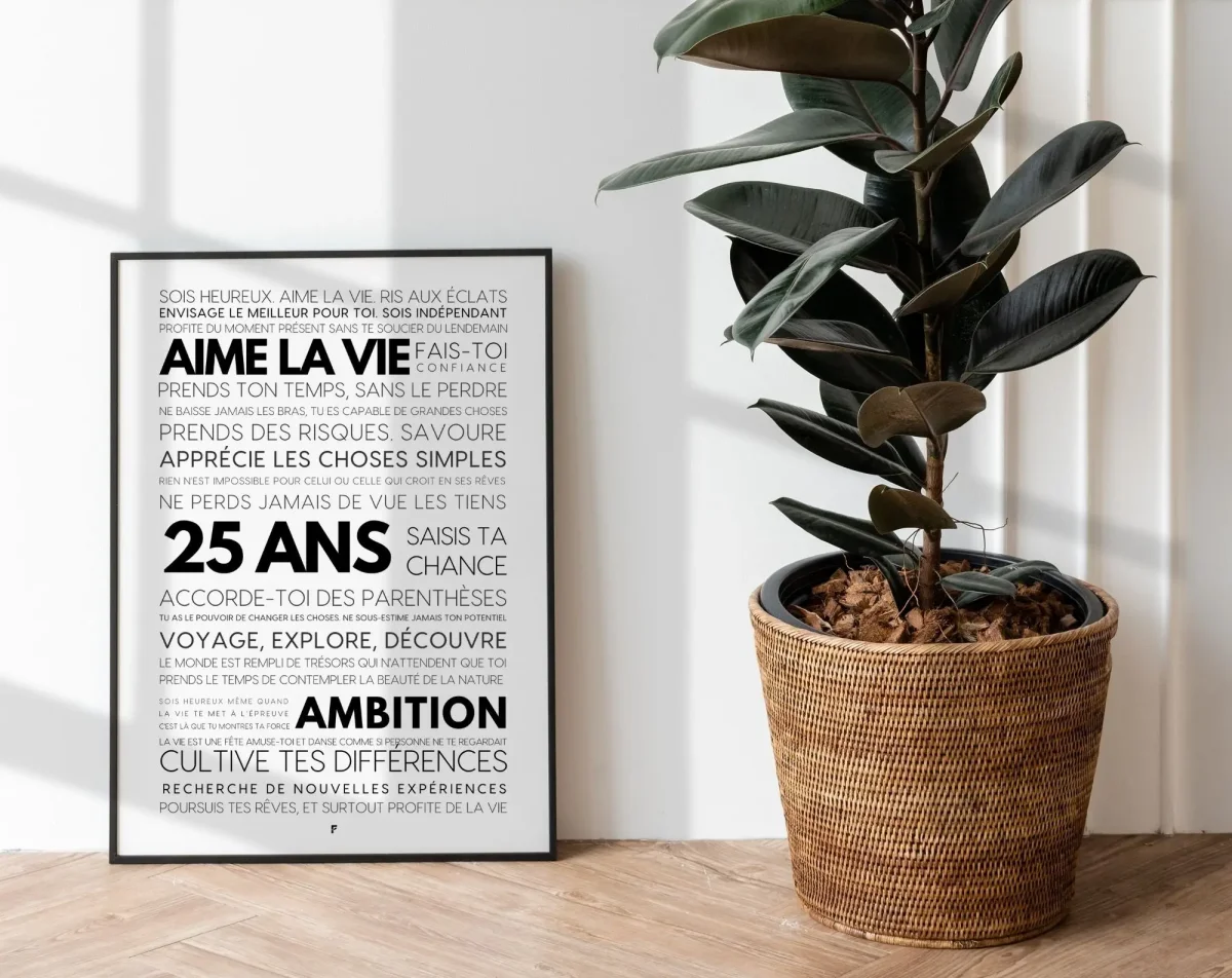 25 ans les mots - Affiche anniversaire – Image 8