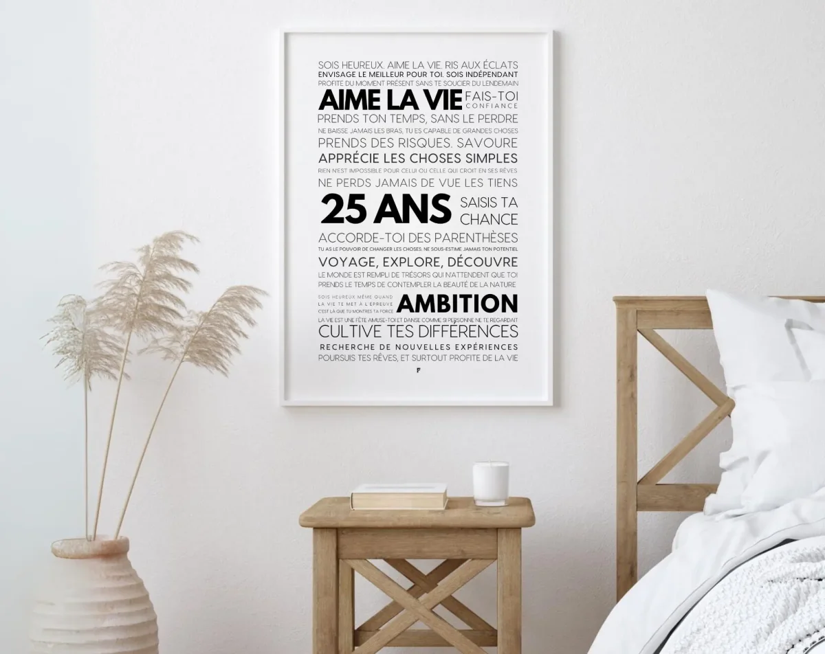 25 ans les mots - Affiche anniversaire – Image 9