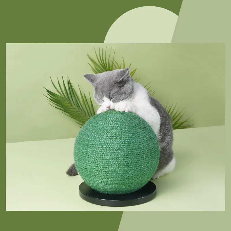 Boule à Gratter en Sisal pour Chats - Jouet à Gratter pour Chats pour le Soin des Griffes