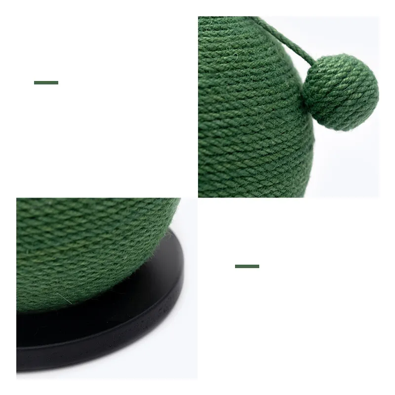 Boule à Gratter en Sisal pour Chats - Jouet à Gratter pour Chats pour le Soin des Griffes – Image 2