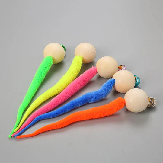 Jouet Interactif pour Chats avec Clochette et Queue Branlante – Image 5