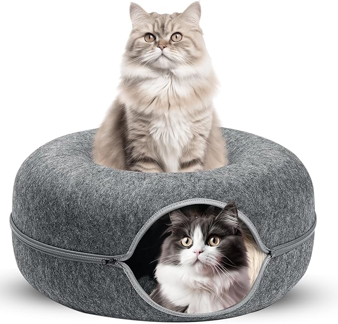 2in1 Donut Lit Pour Chat Et Grotte – Image 3