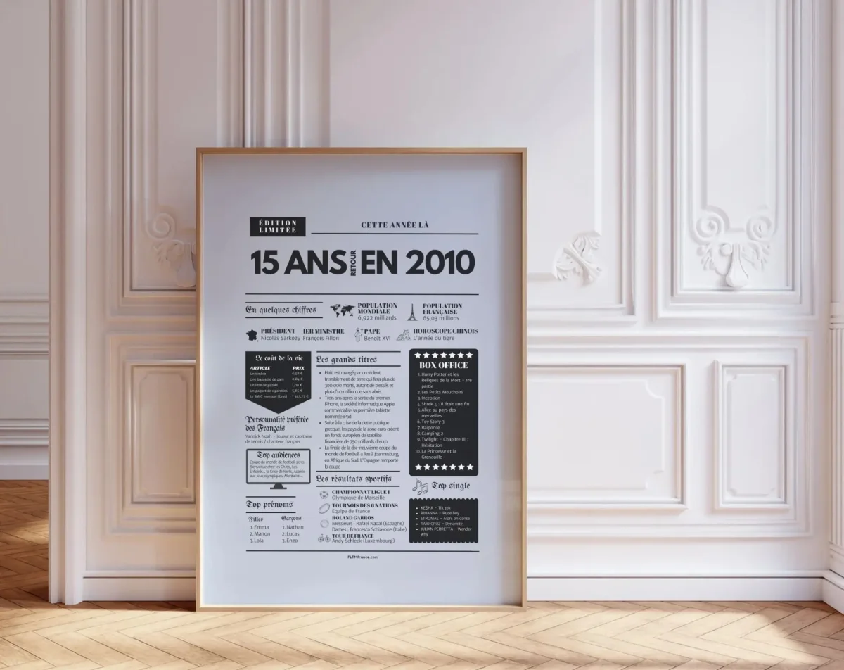 Affiche 15 ans retour en 2010 - Journal de l'année – Image 8