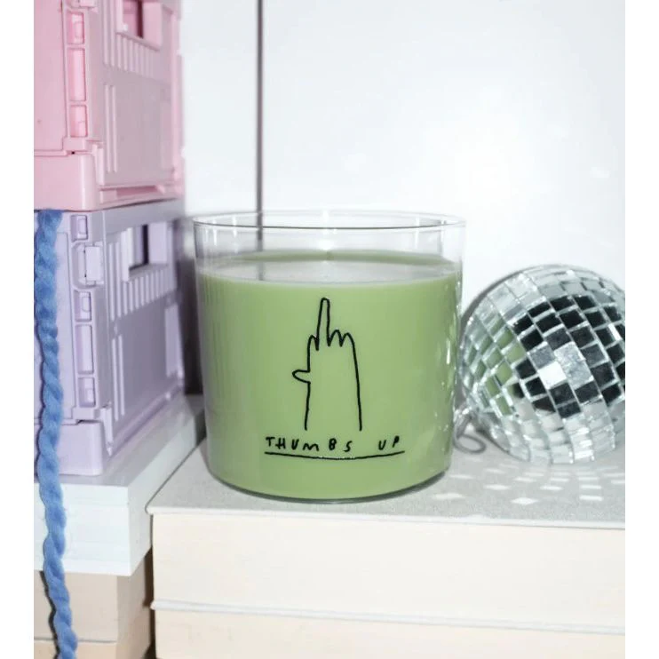 Verre à Message – “Thumbs Up” | Humour Insolent & Design Minimaliste – Image 2