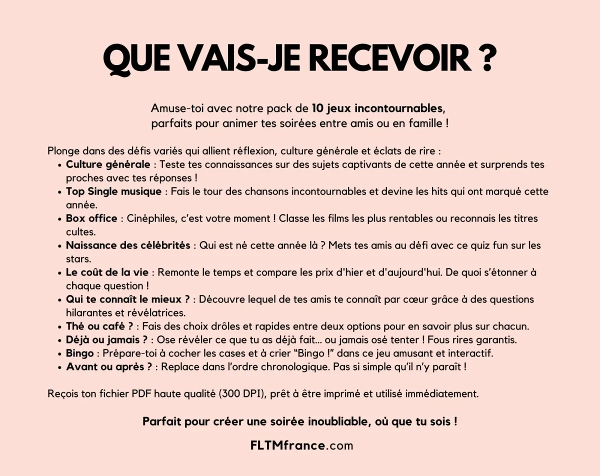 Jeu anniversaire année 1975 - 10 jeux à imprimer pour fêter les 50 ans – Image 6