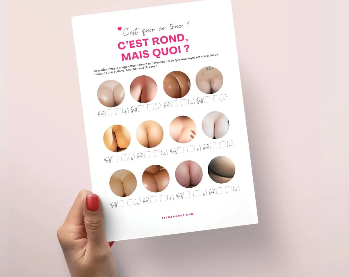 Quiz sur les seins ou les fesses - Jeu EVJF / EVG – Image 3