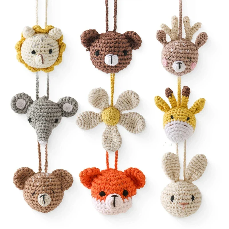 Animaux en crochet à suspendre