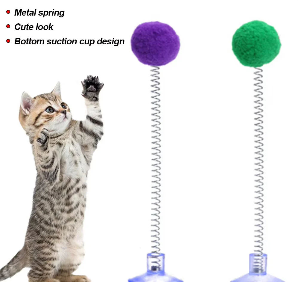 Ballon de Plumes à Ventouse - Jouet Interactif pour Chats – Image 2