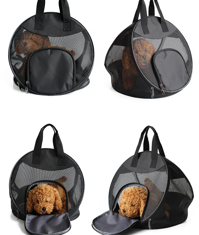 Sac de Transport Pliable pour Animaux de Compagnie - Sac de Transport Respirant pour Chiens Chats