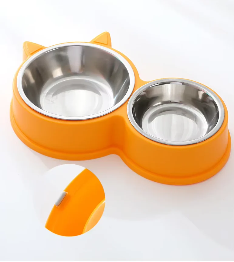 Set D' Assiettes pour Chats avec des Oreilles de Chat et une Base Antidérapante – Image 4