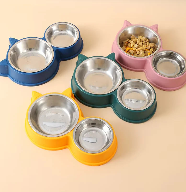 Set D' Assiettes pour Chats avec des Oreilles de Chat et une Base Antidérapante – Image 5