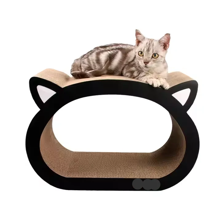 Meuble à Griffer pour Chats avec Surface de Repos - un Griffoir Élégant et un Endroit où Dormir – Image 4