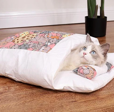 Sac De Couchage Douillet Pour Chats – Image 7