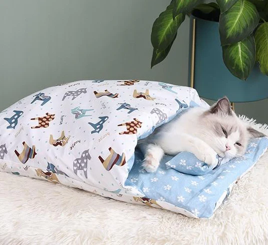 Sac De Couchage Douillet Pour Chats – Image 6