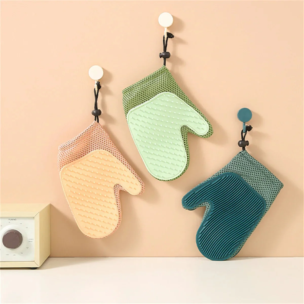 Gant 2en1 Pour Chats Pour Le Soin Du Pelage – Image 3