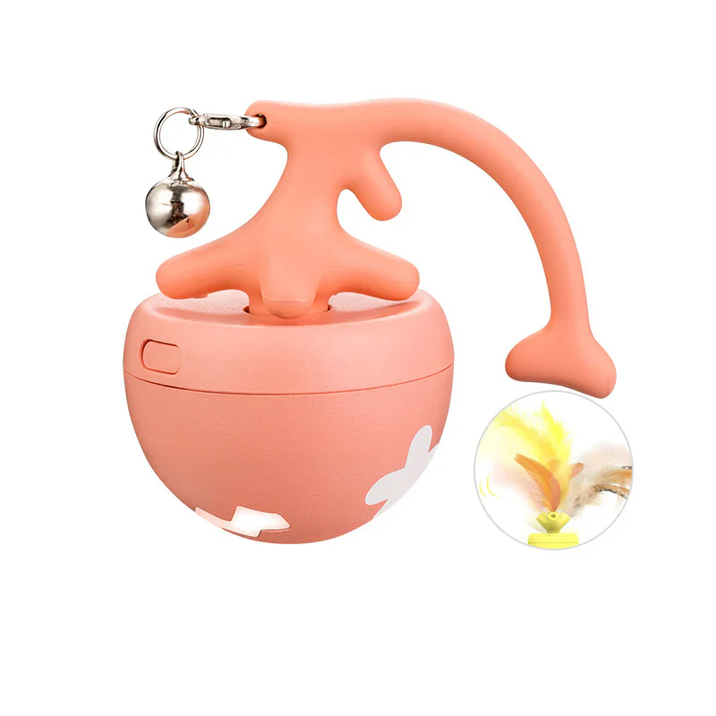 Balle De Jeu Interactive Pour Chats Avec Plumes – Image 7